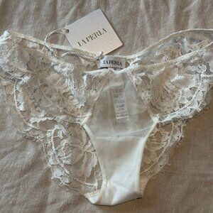 La Perla Womens Low Brief, off-white
